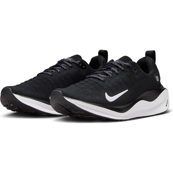 NWT Nike Men's InfinityRN 4 Road Running Shoes Black/White-Sz 8.5 XWide